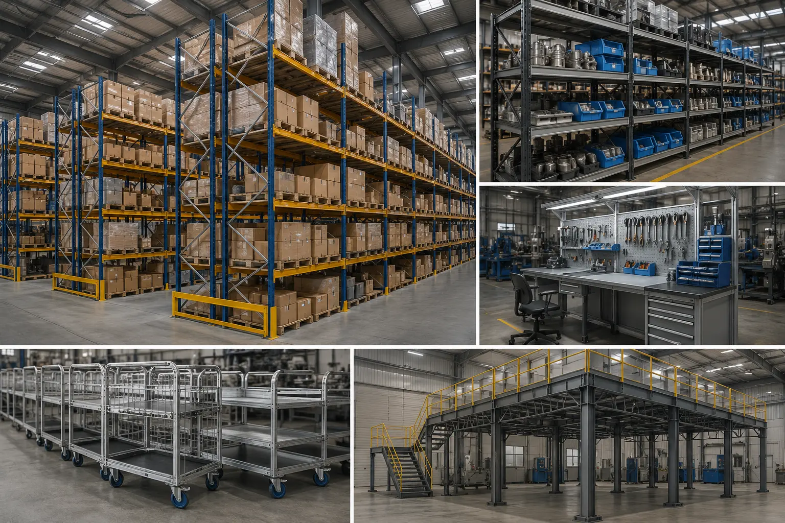 industrial rack & structure fabrikasi industri